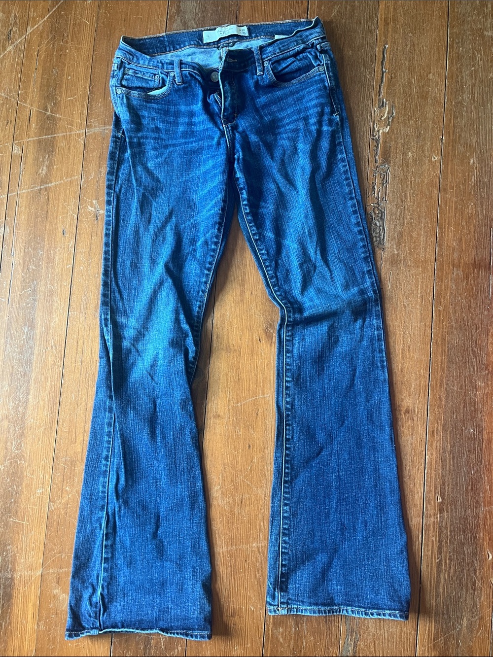 Abercrombie & Fitch Dark Blue Flare Jeans